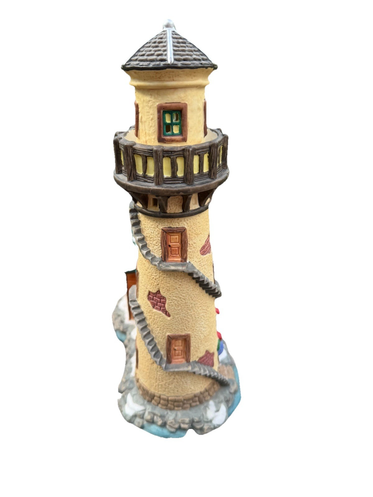 Dickens Collectables Victorian Lighthouse 1998 Lighted Christmas Village