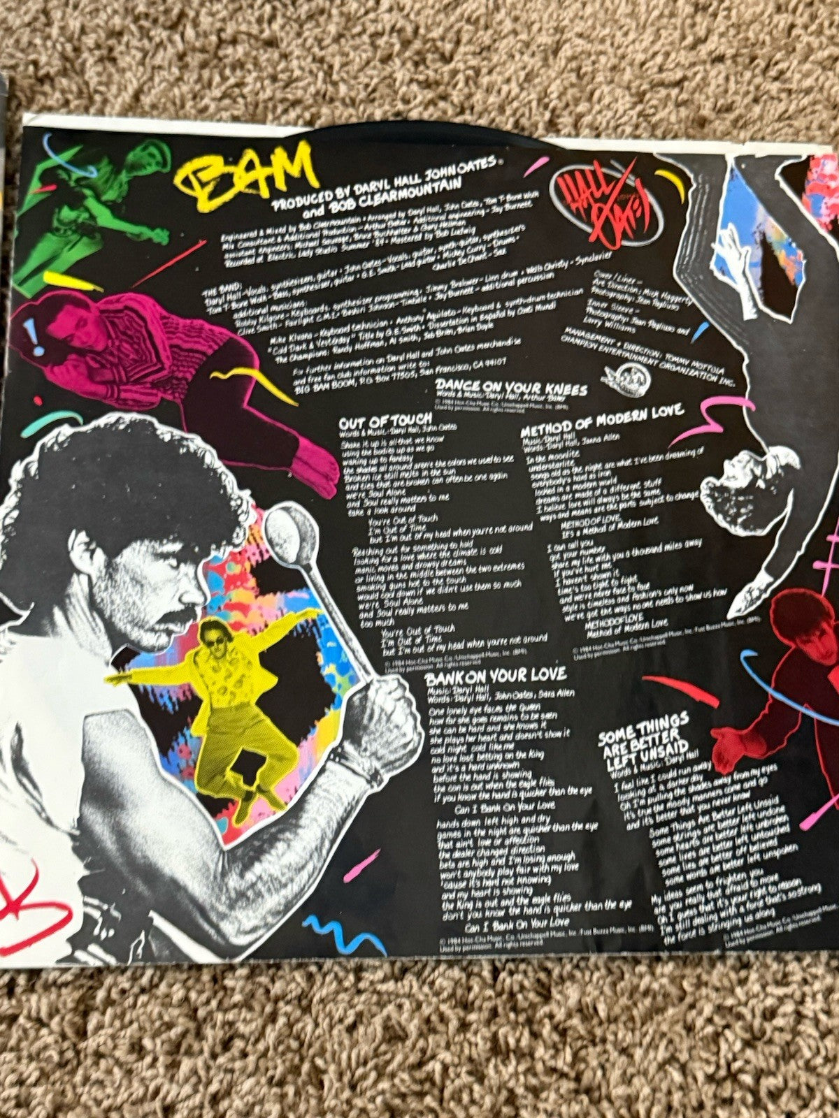 Hall Oates Vinyl LP Lot 3 Live Apollo Big Bam Boom Rock N Soul Part 1 RCA Rock