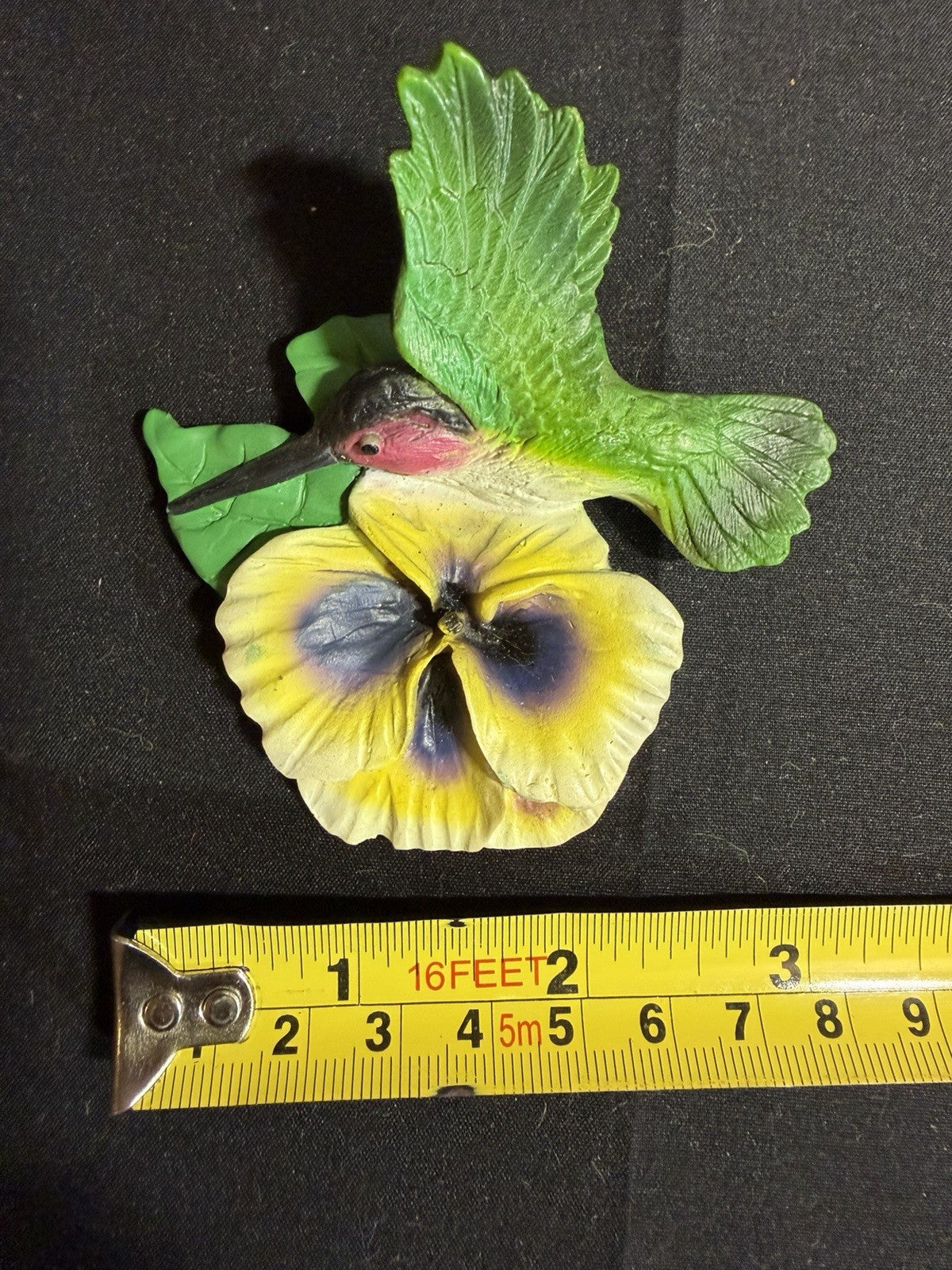 Hummingbird Nature Wildlife 3D Rubber 3” X 3-1/2” Refrigerator Fridge Magnet