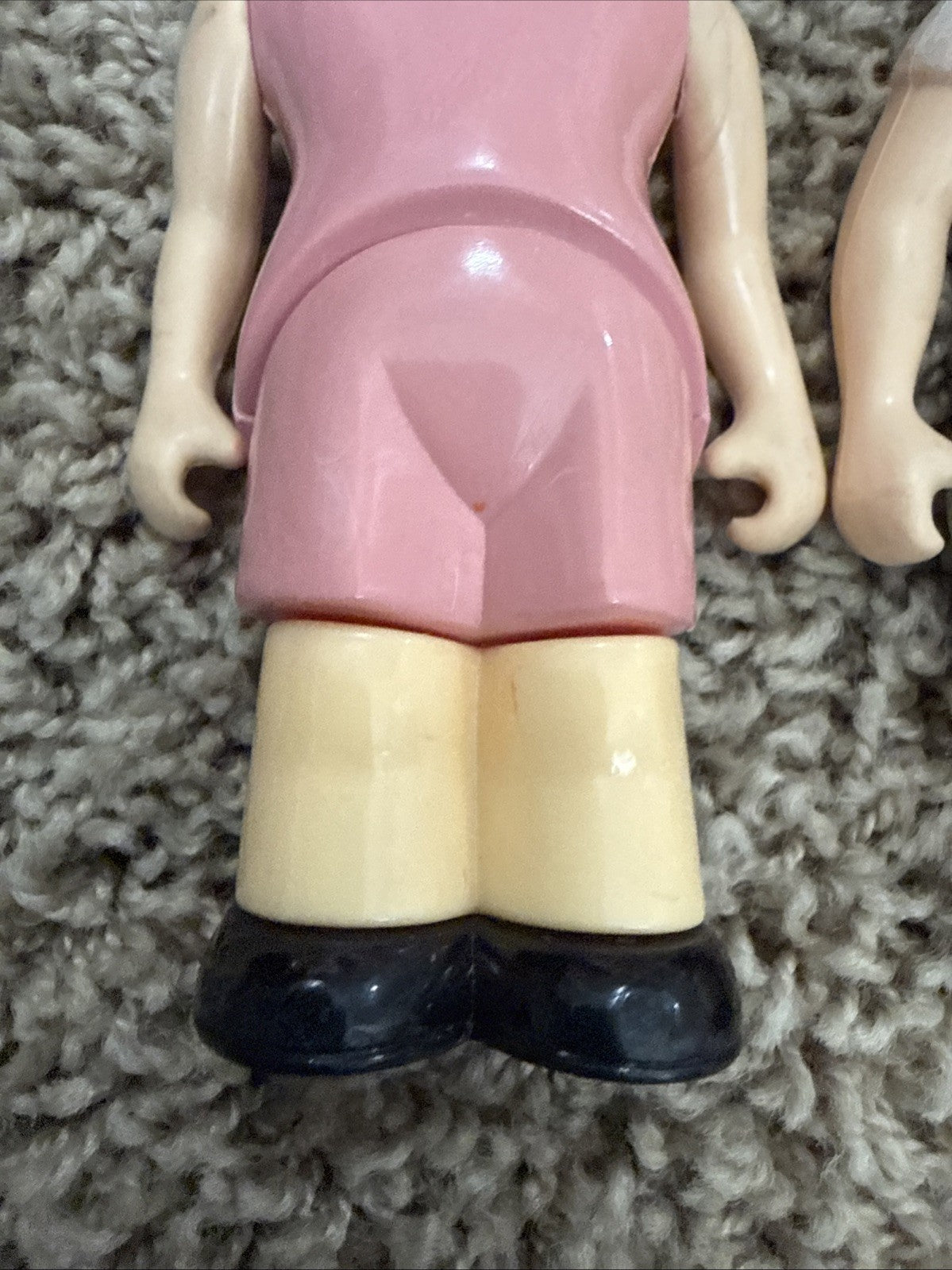 Vintage Little Tikes Dollhouse Family Mom Boy People Figures Lot Of 2