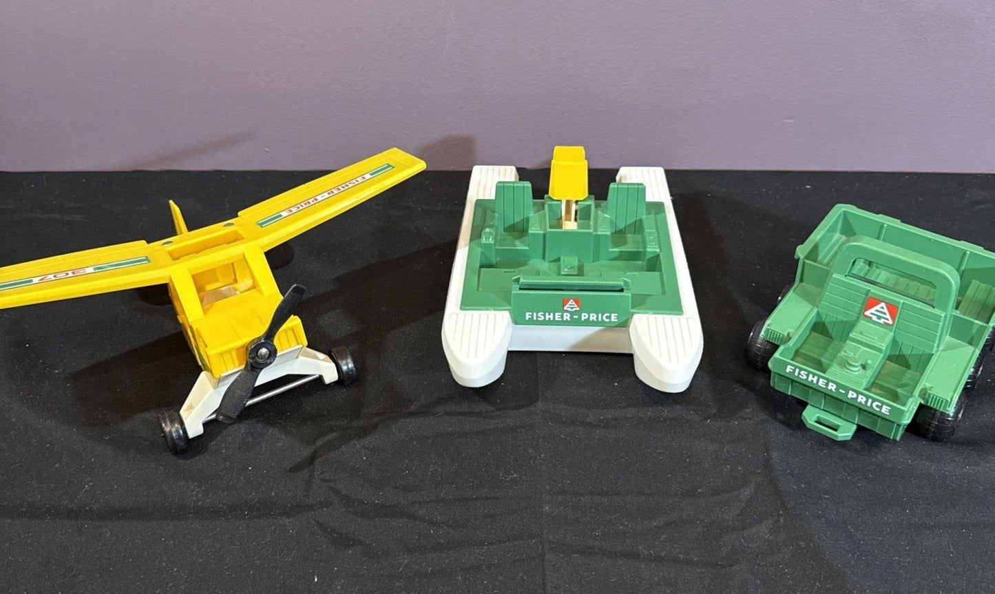 Vintage 1976 Fisher Price Adventure People Wilderness Patrol #307 Vehicles only