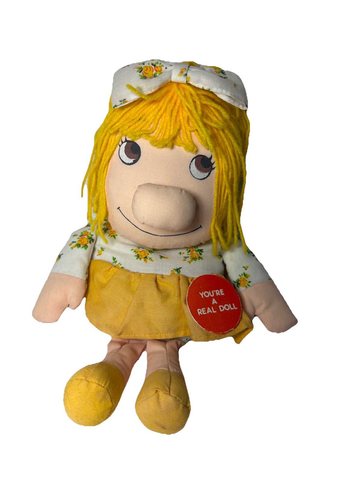Vintage Giftique Rag Doll 1982 Style 4137 Handmade Philippines