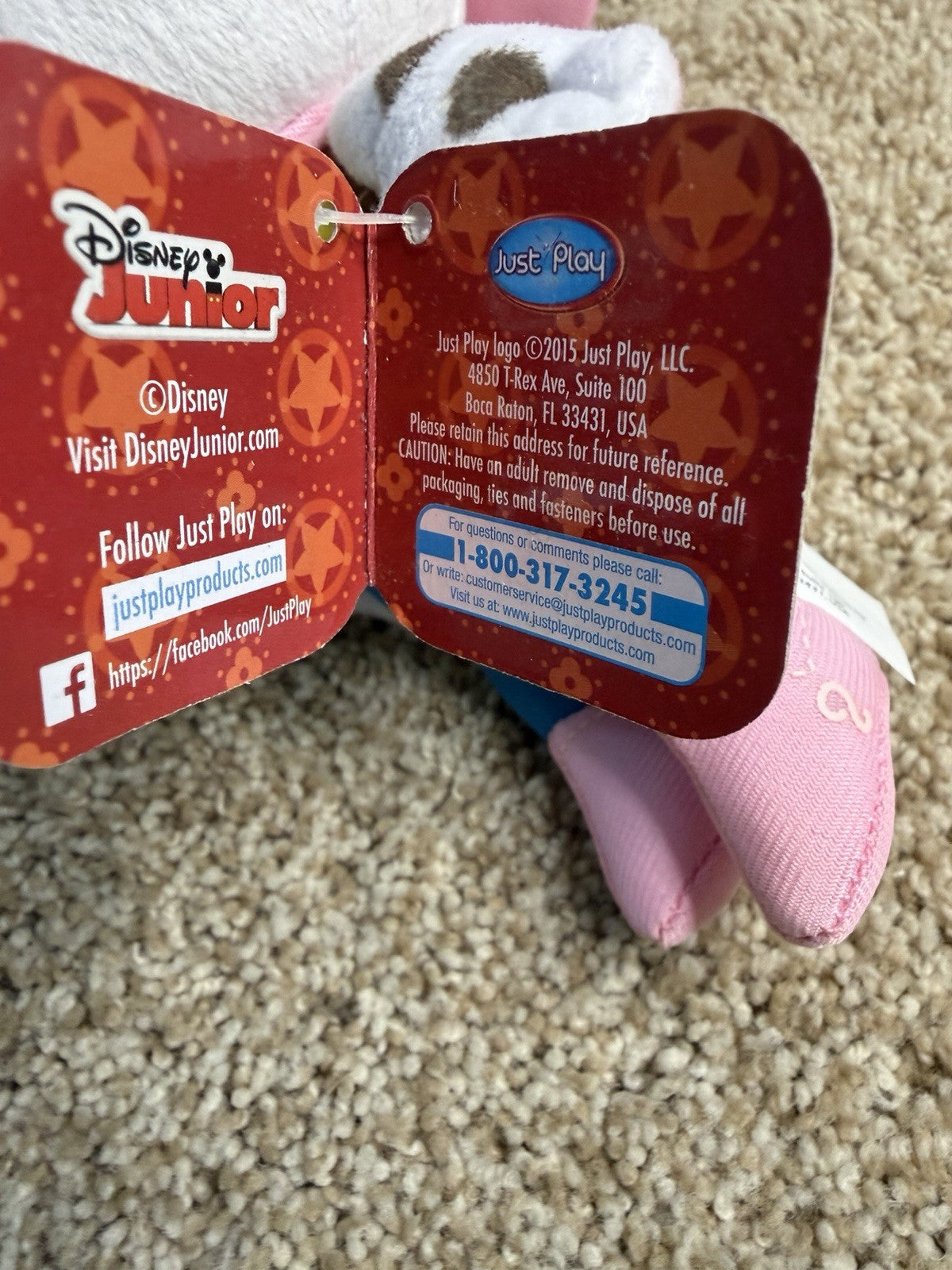 Disney Junior Sheriff Callies Wild West Sheriff Callie 8 Inch Plush Toy With Tag