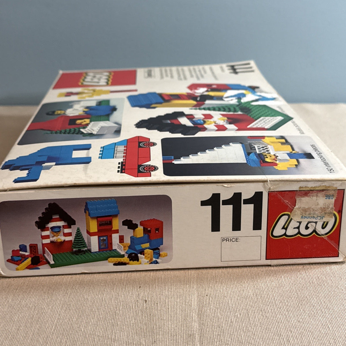 Vintage 1976 LEGO Universal Building Set 111 Original Box Tray Incomplete 45 Pc