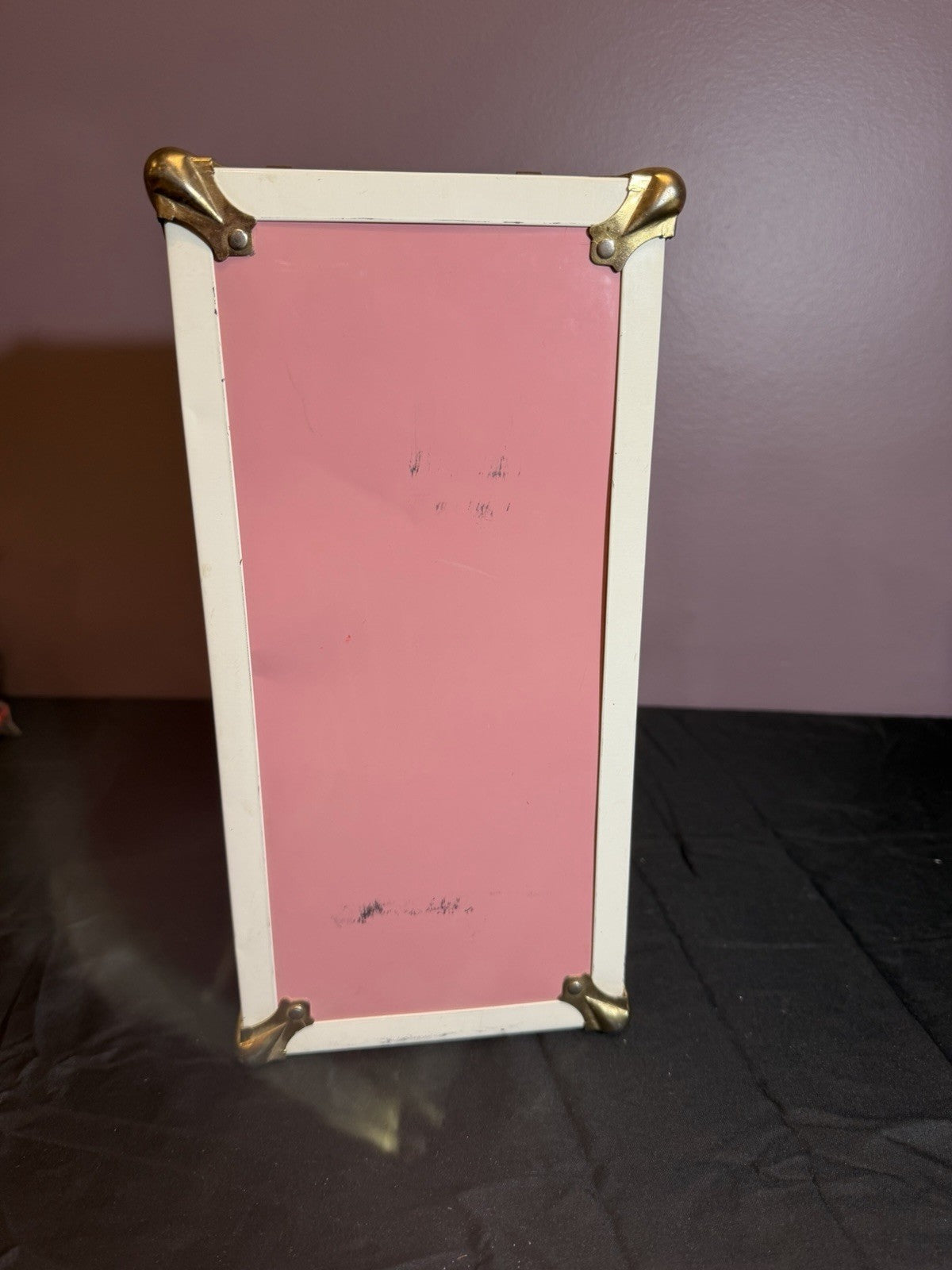 Vintage 1969 Horseman Doll  Pink Doll Steamer Trunk and Vintage Doll Clothes