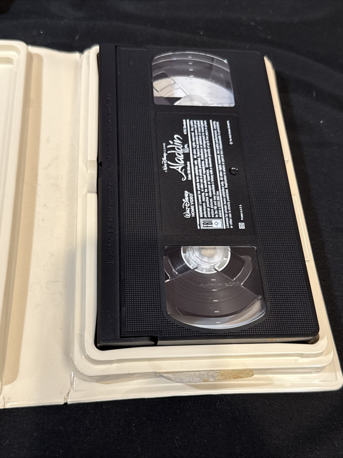 Disney Aladdin VHS Lot Return of Jafar Animated Movie Tapes