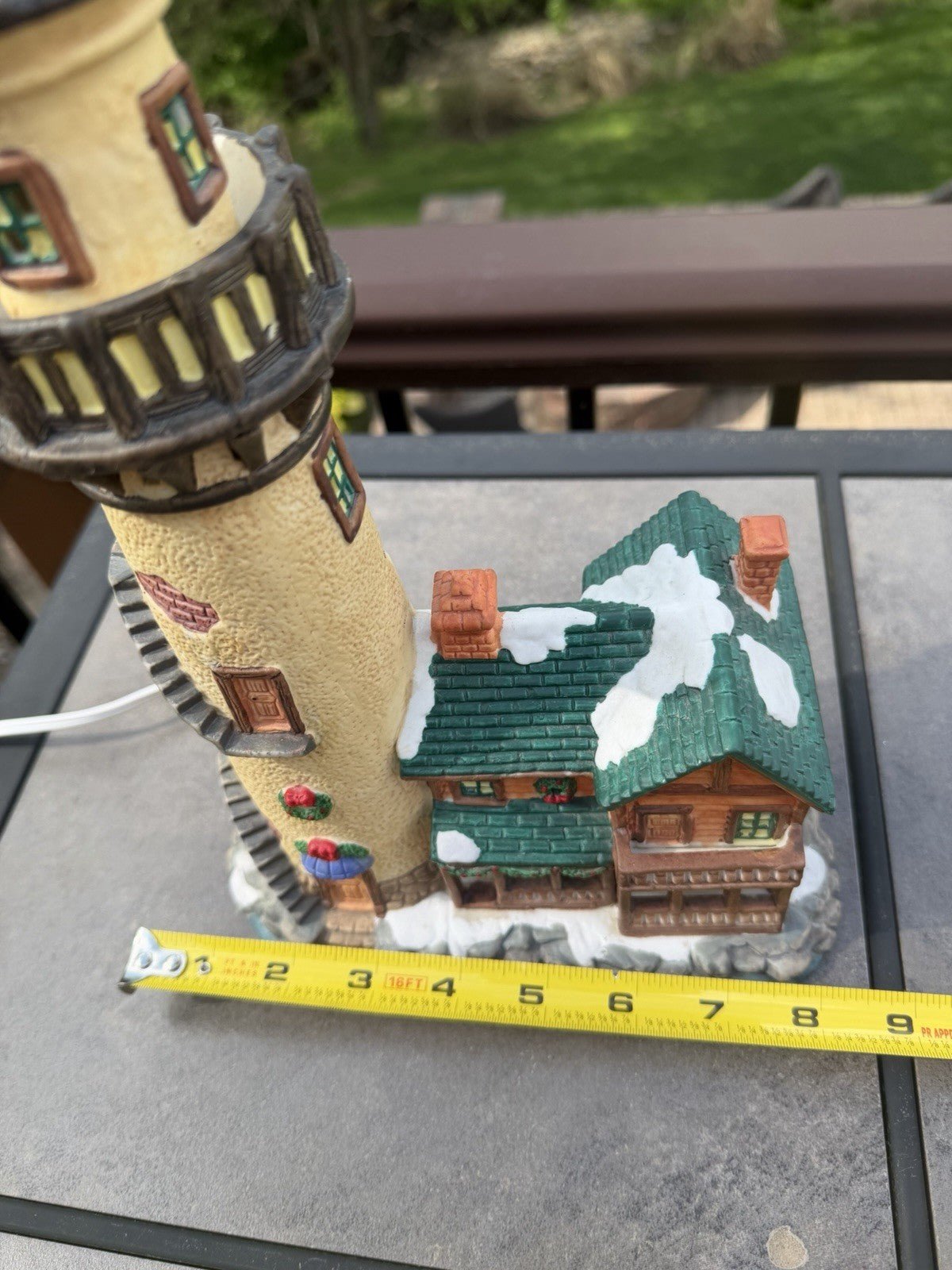 Dickens Collectables Victorian Lighthouse 1998 Lighted Christmas Village