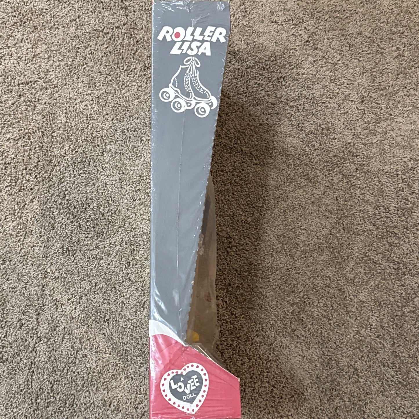 Vintage 1980 Roller Skating Lisa Doll 19” Brown Hair New In Original Box