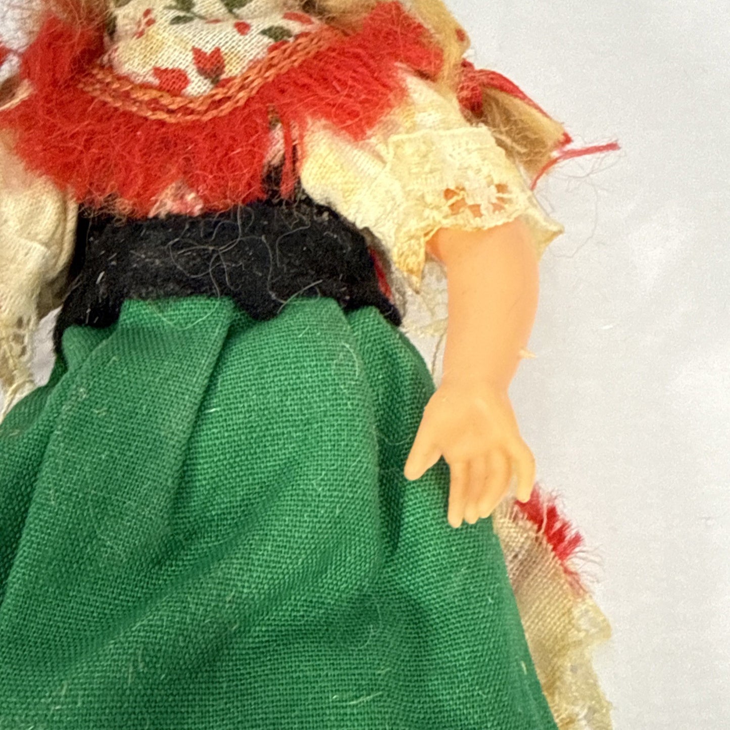 Vintage German Doll Damaged Missing Legs & Arm Needs Repair 6"