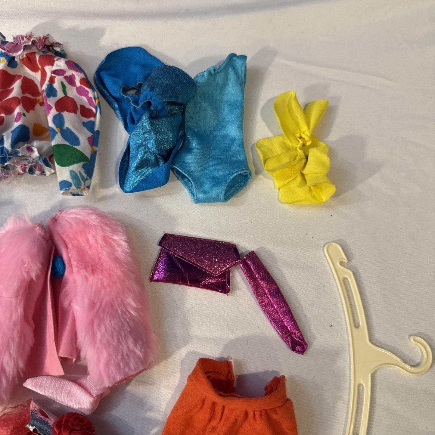 Vintage Barbie Doll Case (1968) with Clothes Accessories & Autograph Book (1996)