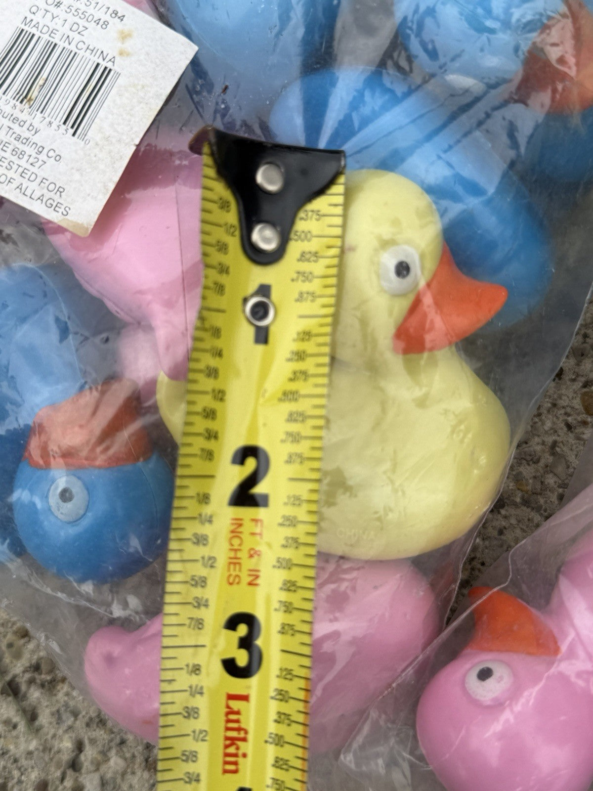 Vintage Weighted Floating Ducks Lot of 48 Plastic Carnival Pond Birthday Game