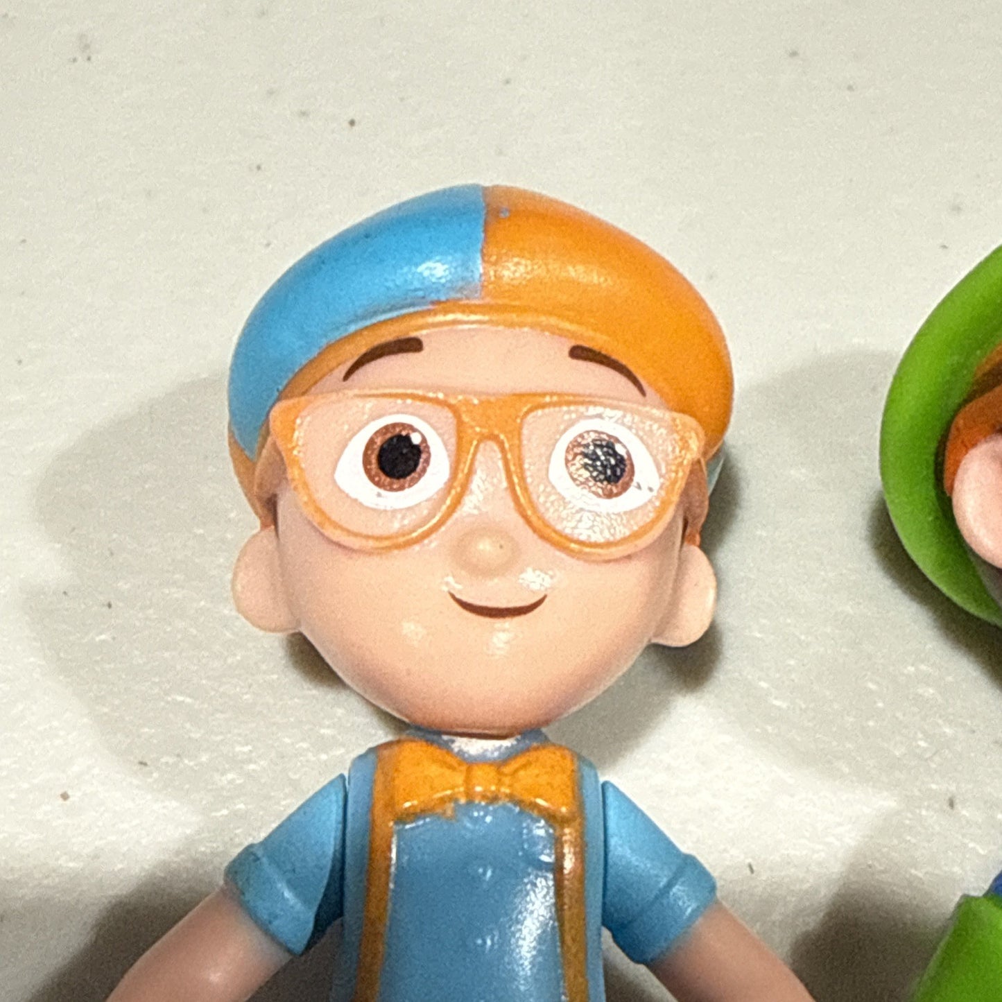 Blippi Toy Bundle Fire Truck & Recycling Worker Figure Lot Truck Sounds WORK
