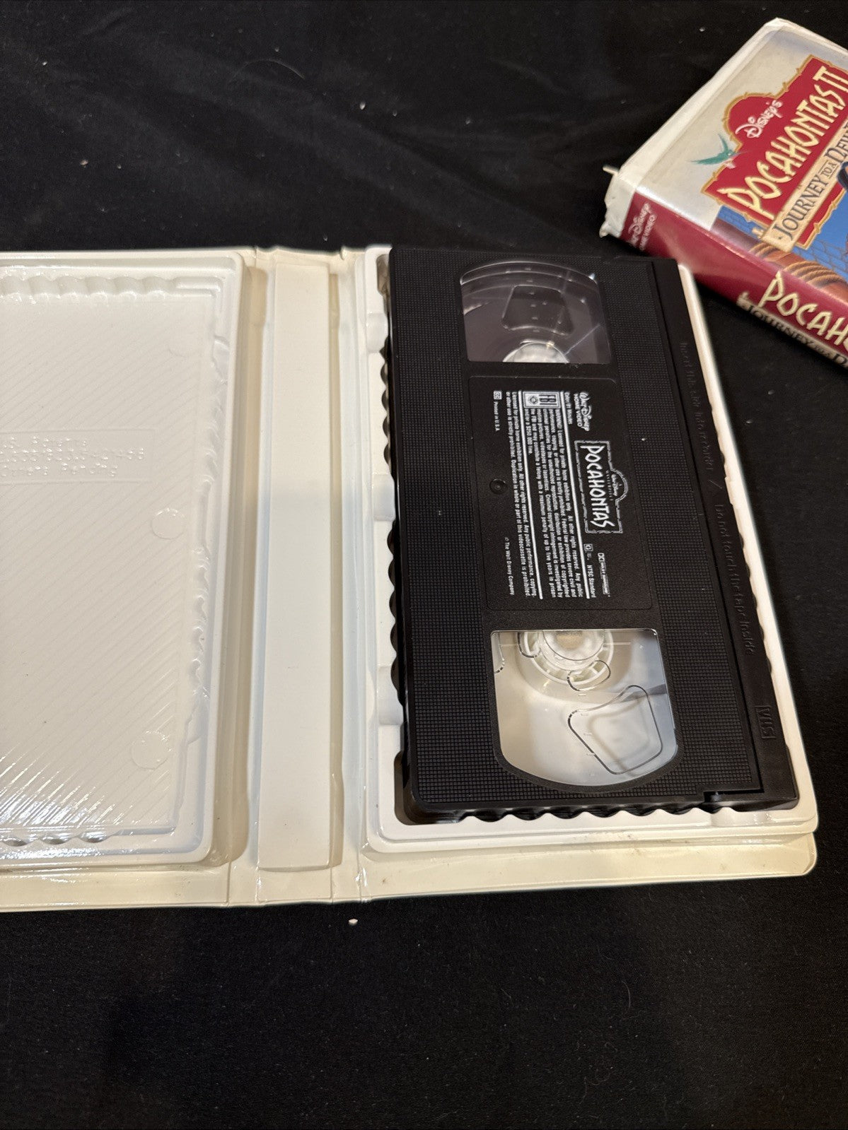 Disney Pocahontas VHS Lot 2 Movies Classic Animated Tapes