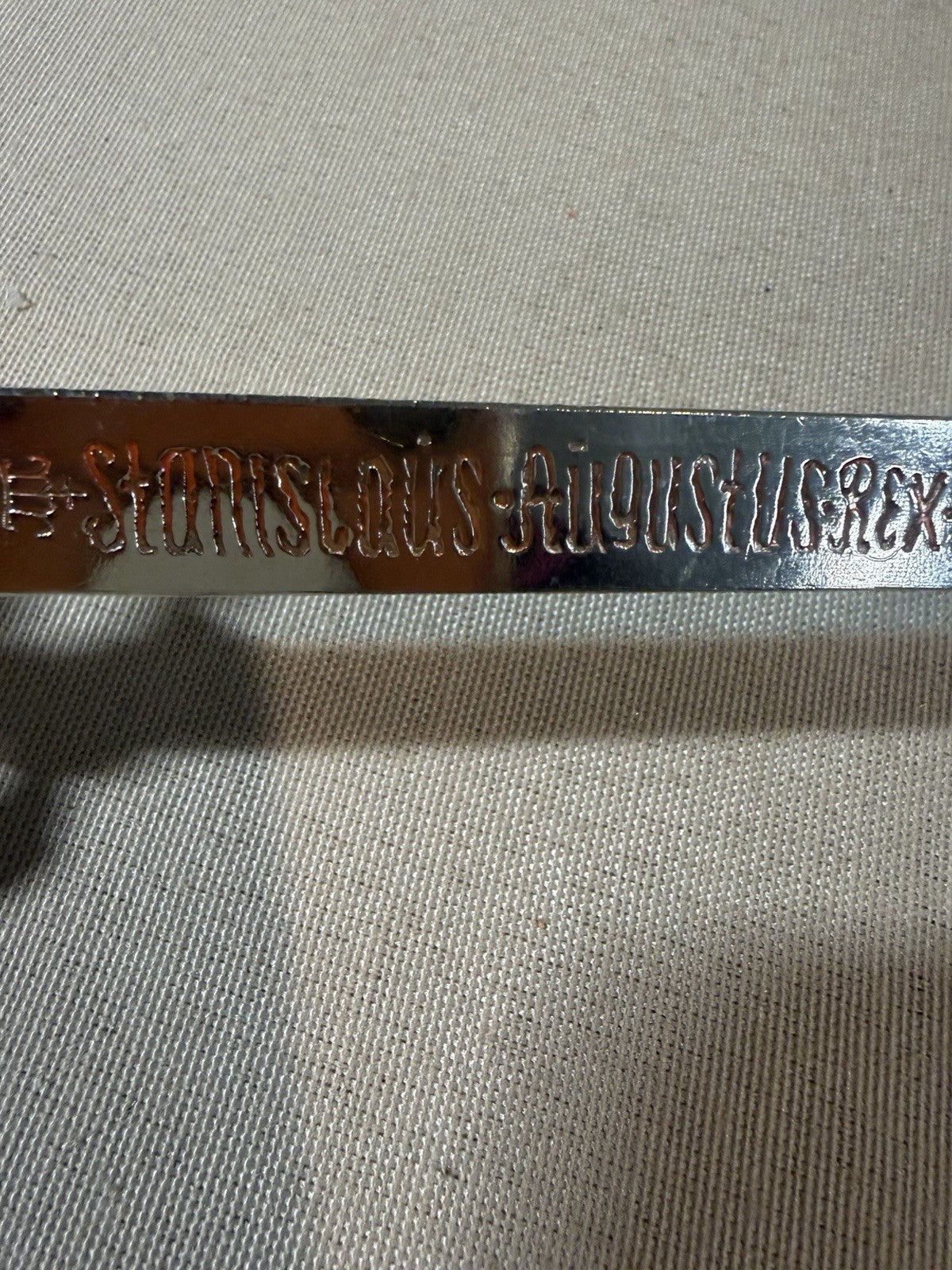 Vintage Stanislaus Augustus Rex 1764 Sword Letter Opener Souvenir Poland 9.5 Inc