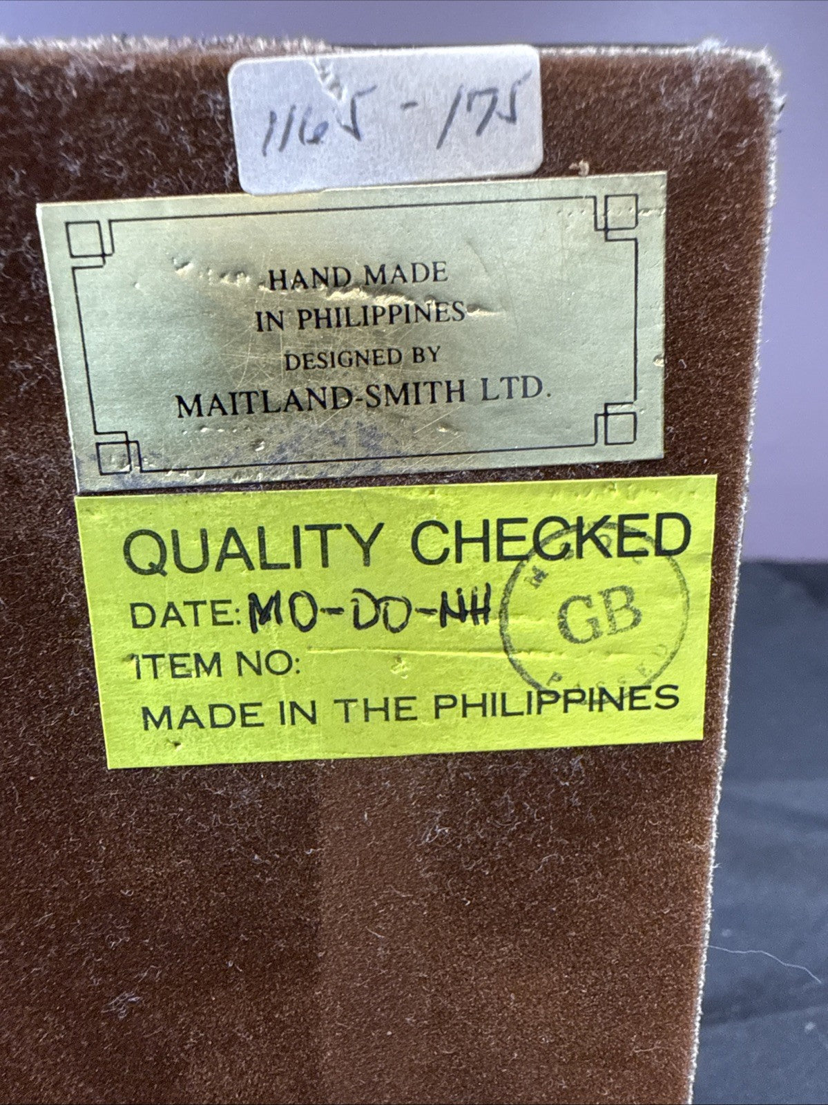 Vintage 1994 Maitland Smith Hand Crafted Solid Wood Jewelry Box 15.5x8.24x6.5