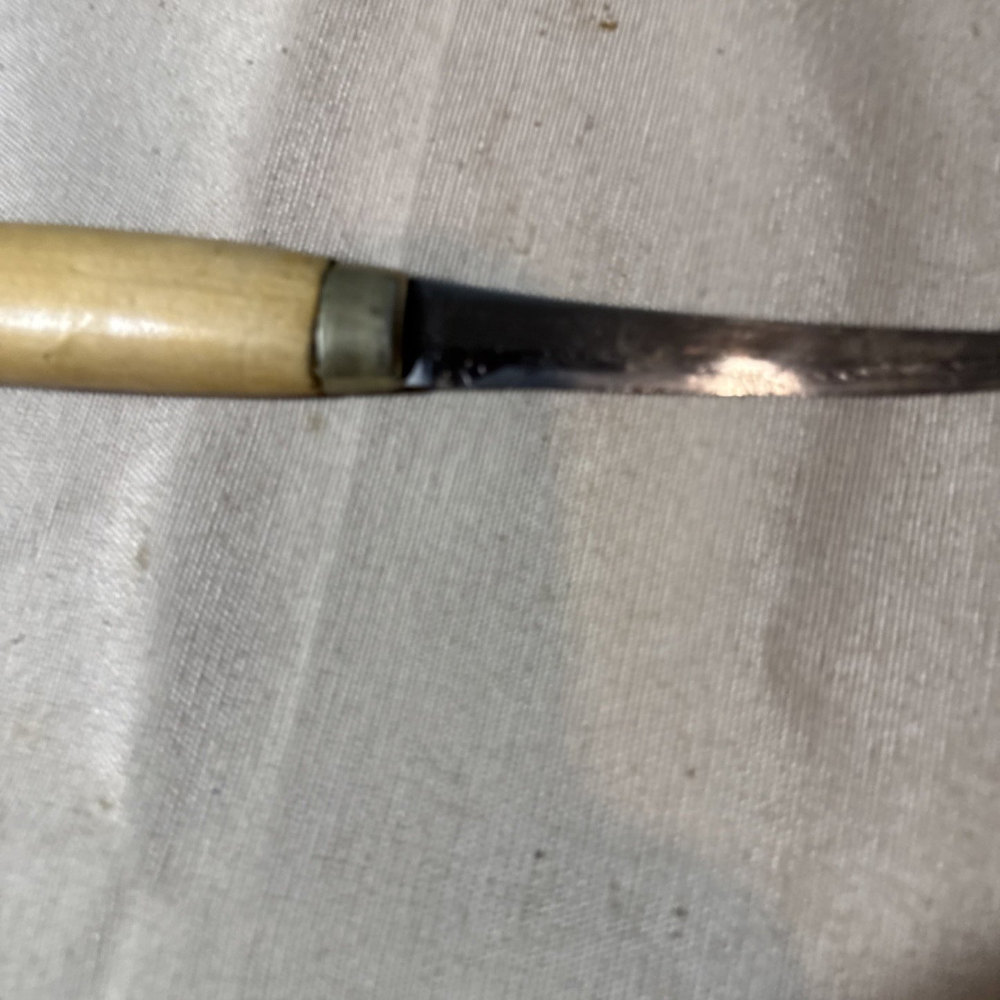 Vintage J Marttiini Finland Fillet Knife With Leather Sheath