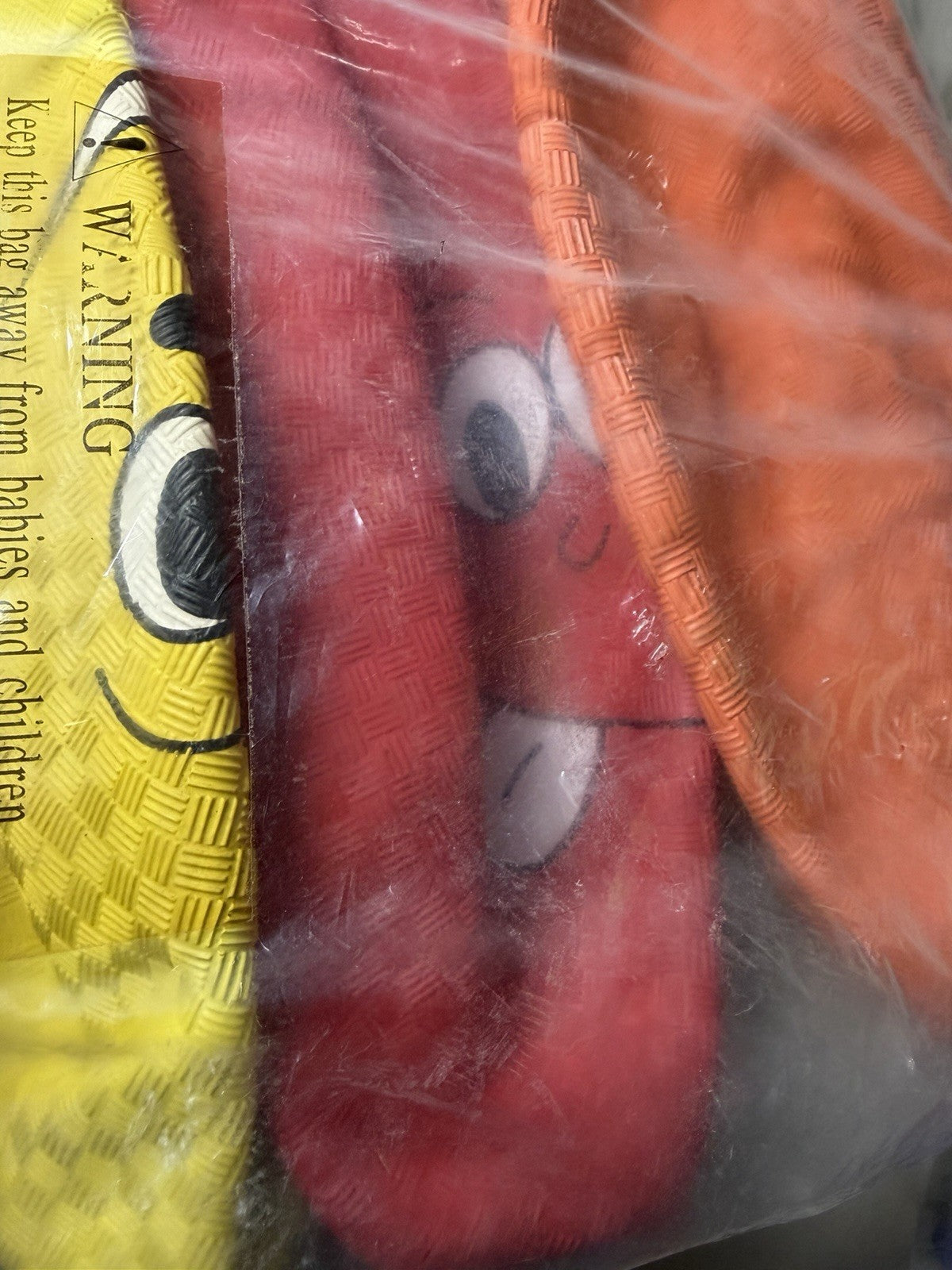 Vintage Oriental Happy Face Play Balls Lot of 2 Six Piece Sets New Sealed Party