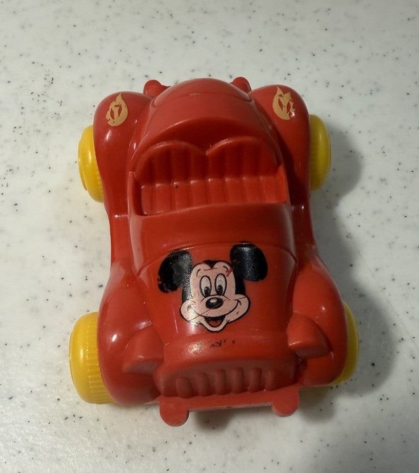 Vintage Viking Toys Sweden Disney Cars Mickey Goofy McDonalds Toy Car Lot of 2