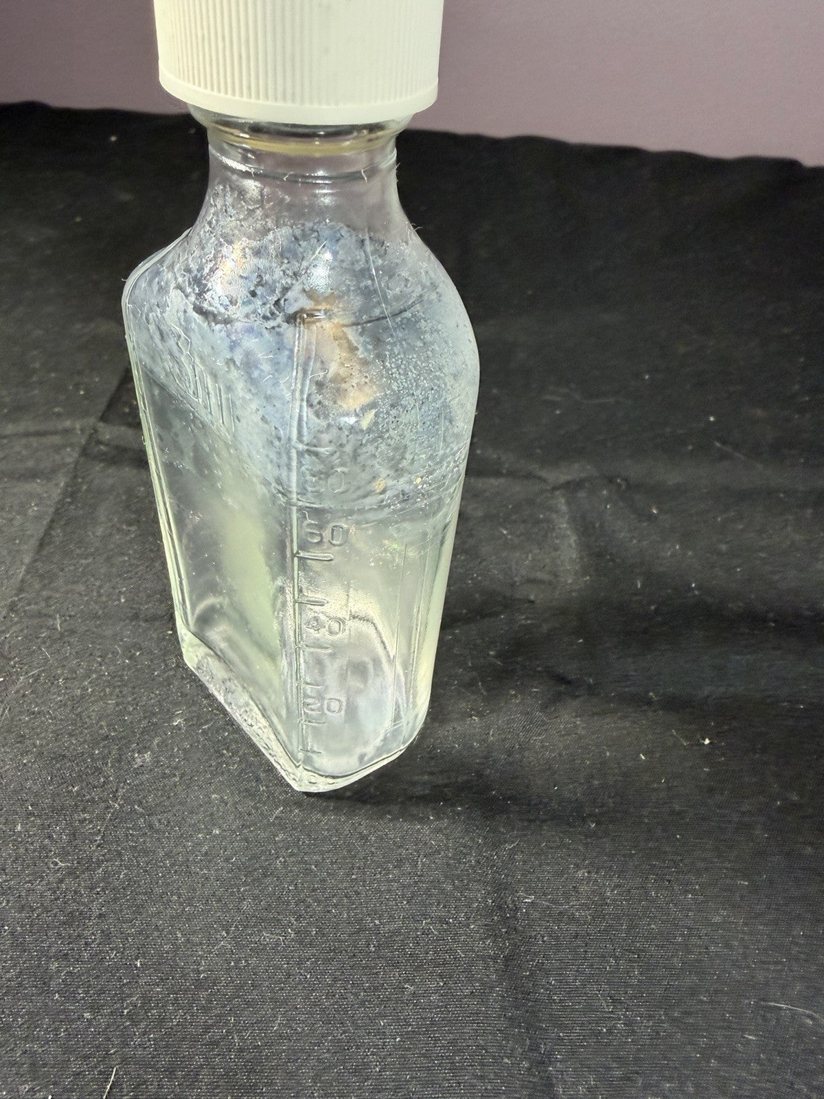 Vintage Amber Glass Medicine Bottles Clear Glass Lot of 3 Apothecary