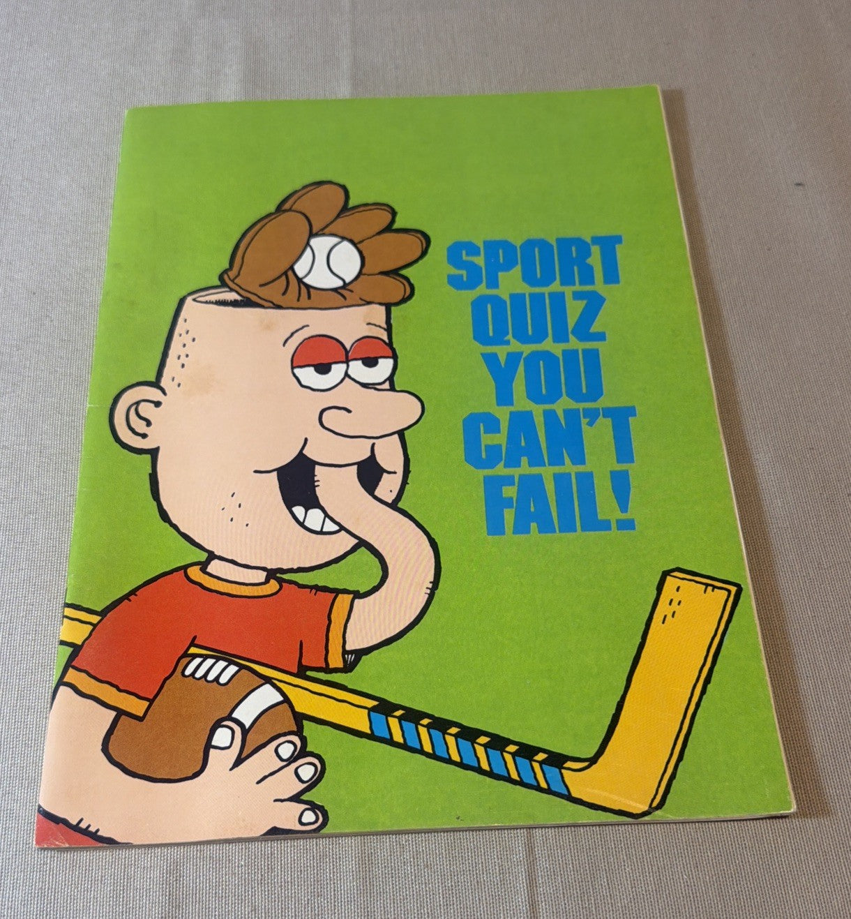 Vintage 1981 Sports Quiz You Can't Fail Unused Trivia Game Book
