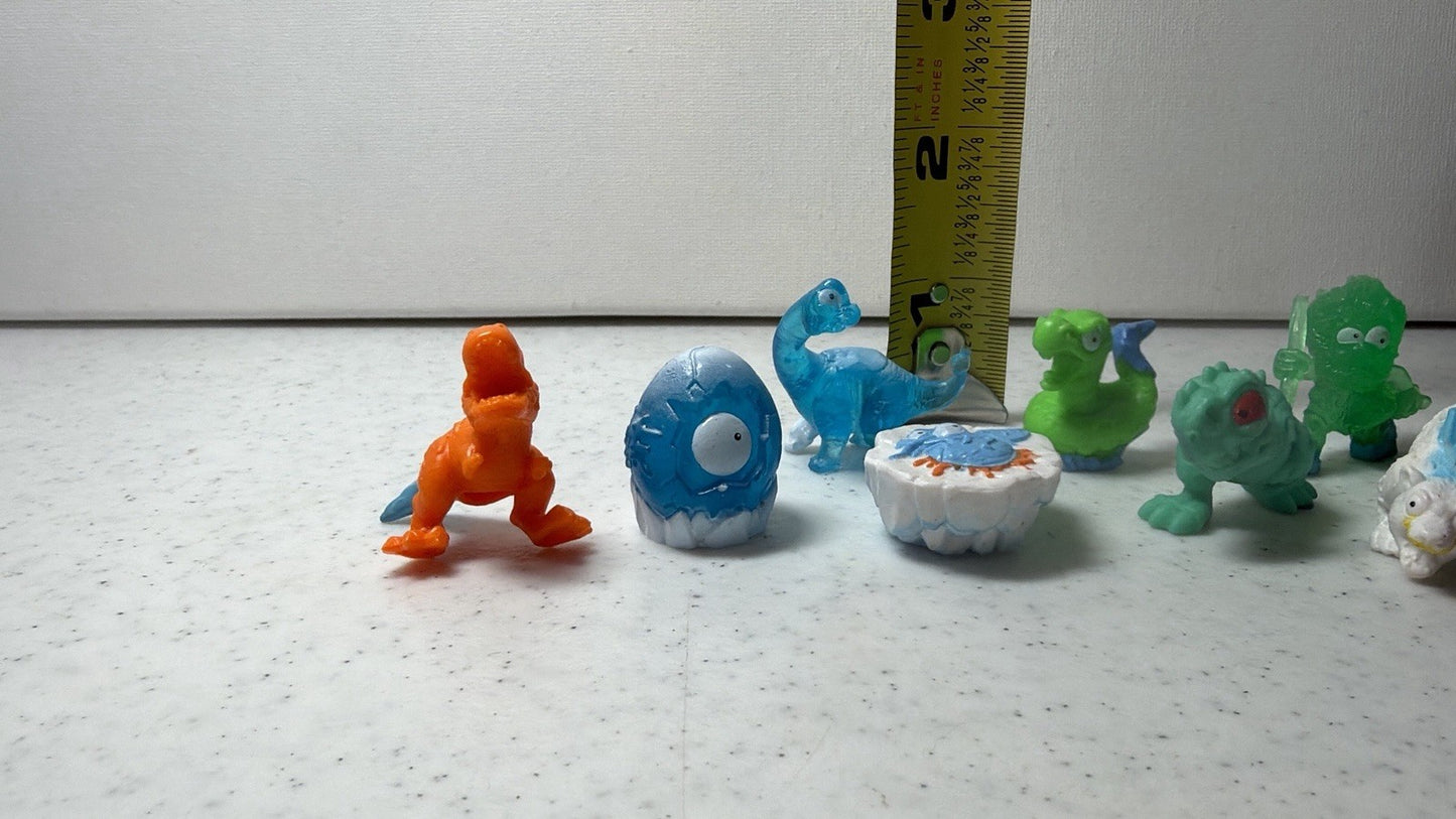 ZURU Smashers Dino Ice Age Mini Figure Lot of 8 Dinosaur Egg T Rex Toys