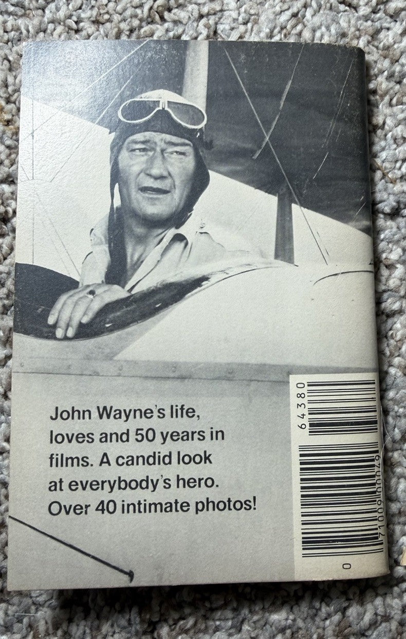 1979 John Wayne All American Legend Dell Paperback Vintage Book