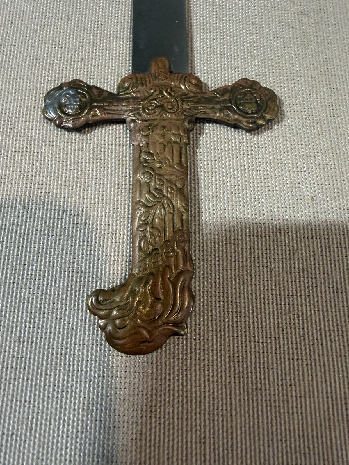 Vintage Stanislaus Augustus Rex 1764 Sword Letter Opener Souvenir Poland 9.5 Inc