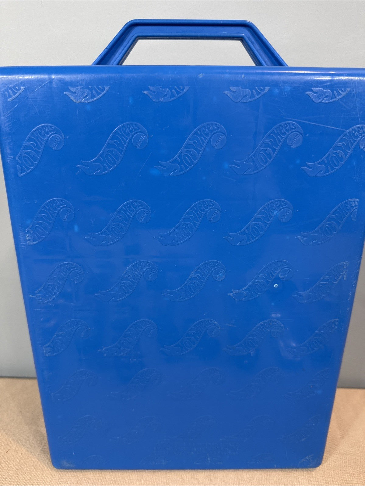 Vintage 1998 Hot Wheels 48 Car Blue Collector Case with 43 Diecast Cars 2000s