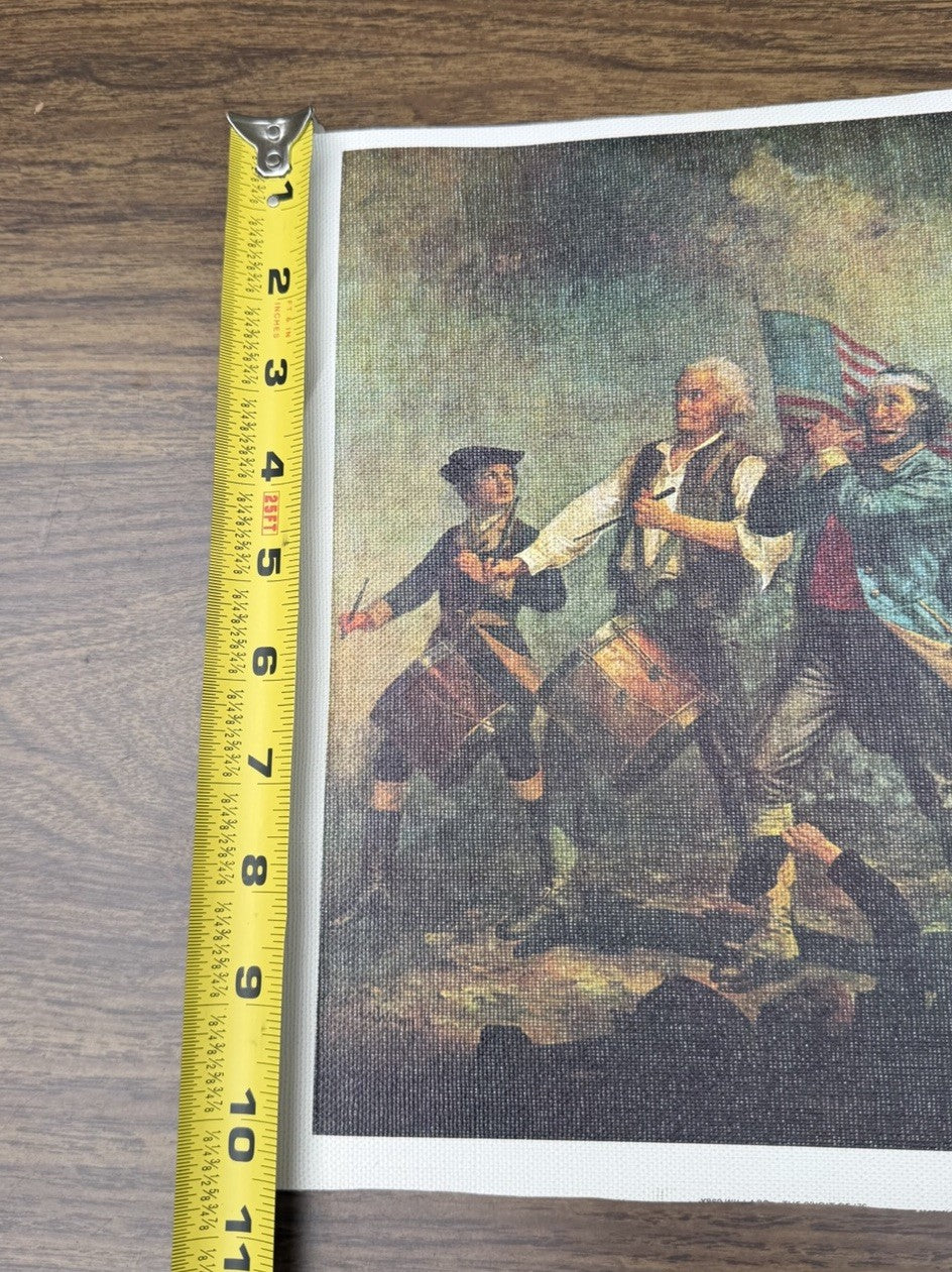 Vintage The Spirit of 76 Canvas Print Archibald Willard Lambert Studios 9x12