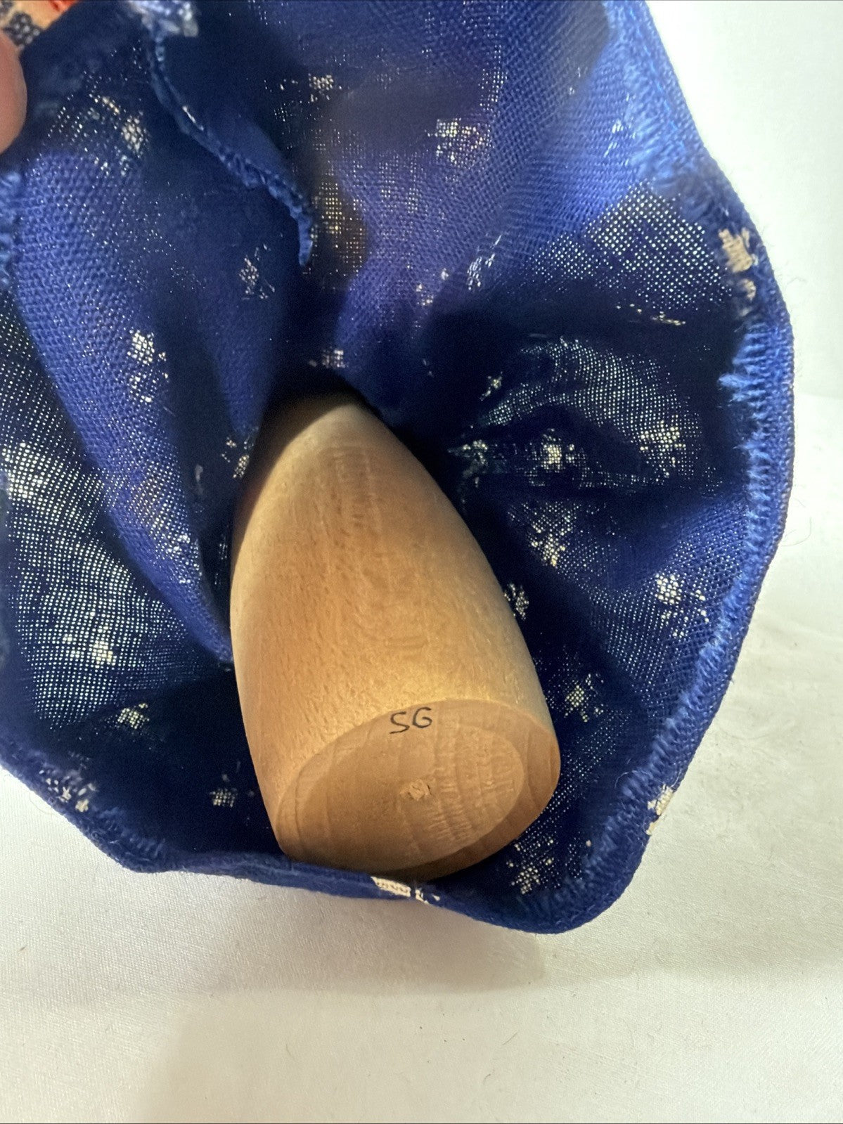 Vintage Handcrafted Wooden Doll Turned Wood Figurine 7.5 Inch