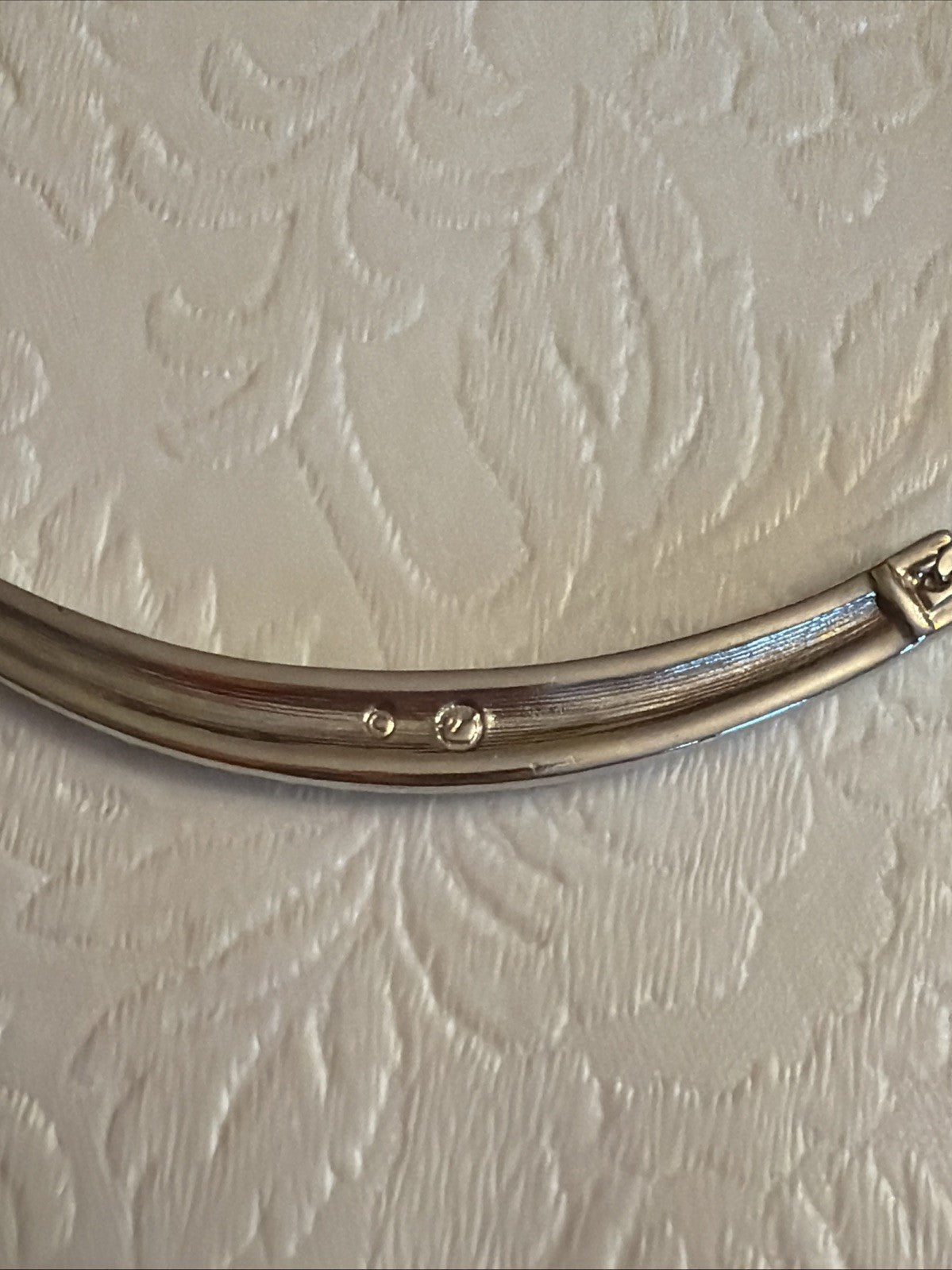 Signed Swarovski Crystal Swan Hallmarked Deluxe Necklace Rhodium Plated Chain