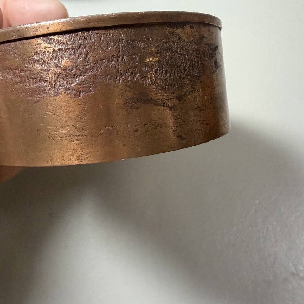 Vintage Copper Cookware Pot Pan Mixing Bowl Measuring Cup Ladle Skimmer Kitchen