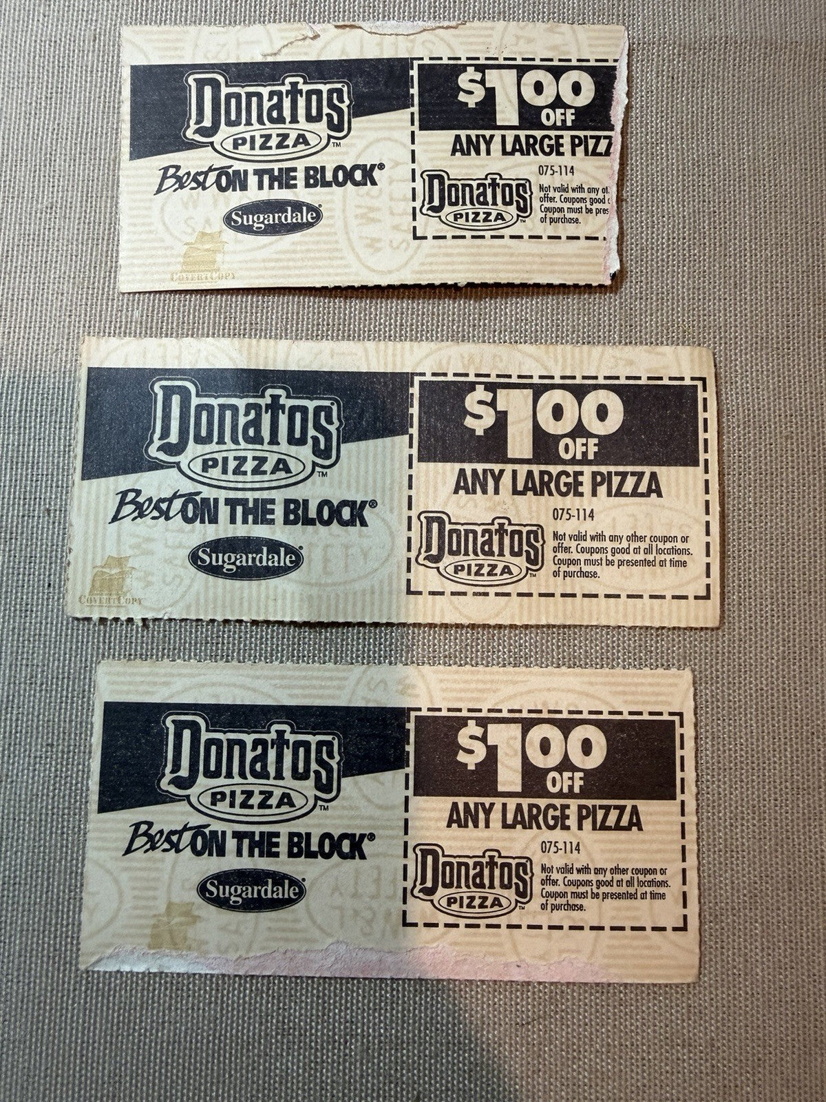 1999 Ohio State Buckeyes Football Ticket Stub Lot of 3  UCLA Ohio Iowa