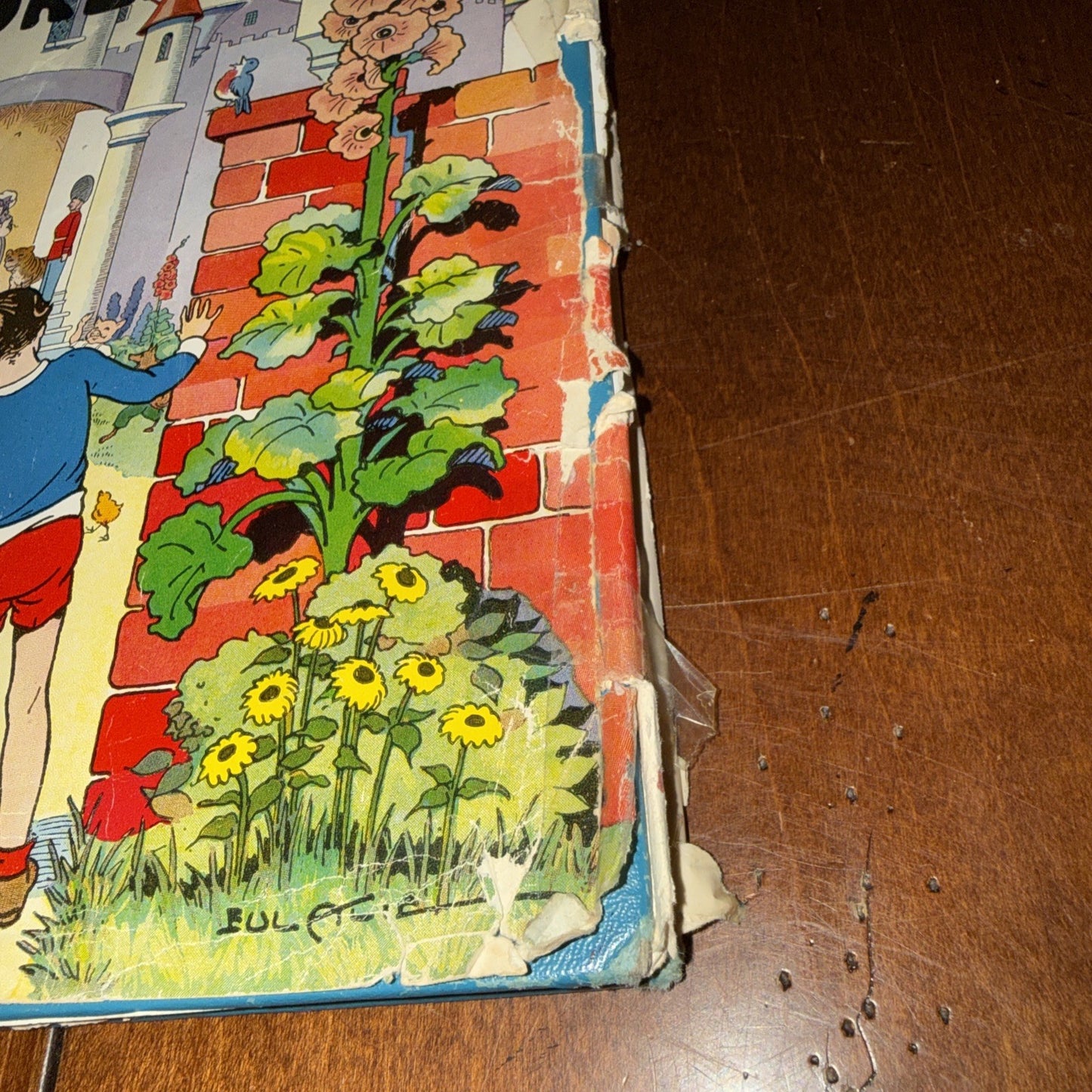 Nursery Tales Children Love 1933 Platt & Munk Vintage Picture Book - Poor Cover