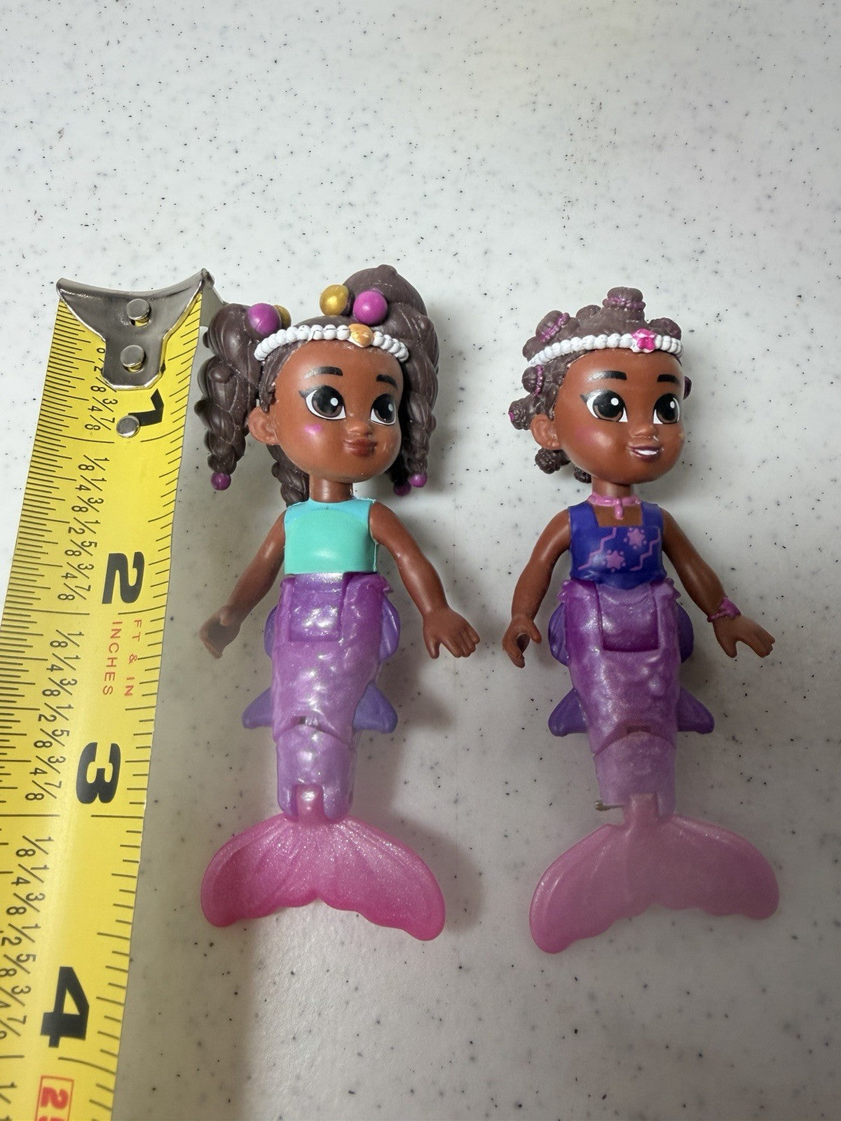 Disney Junior Ariel Royal Family Figure Lot King Triton Ursula Alana Ayanna