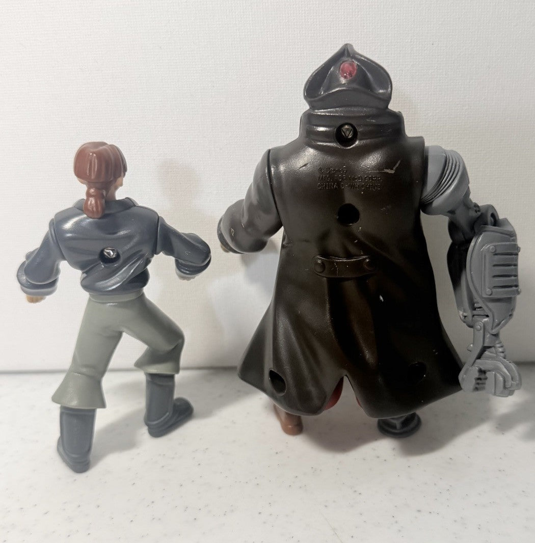 Disney Treasure Planet Figure Lot Jim Hawkins Long John Silver 2002