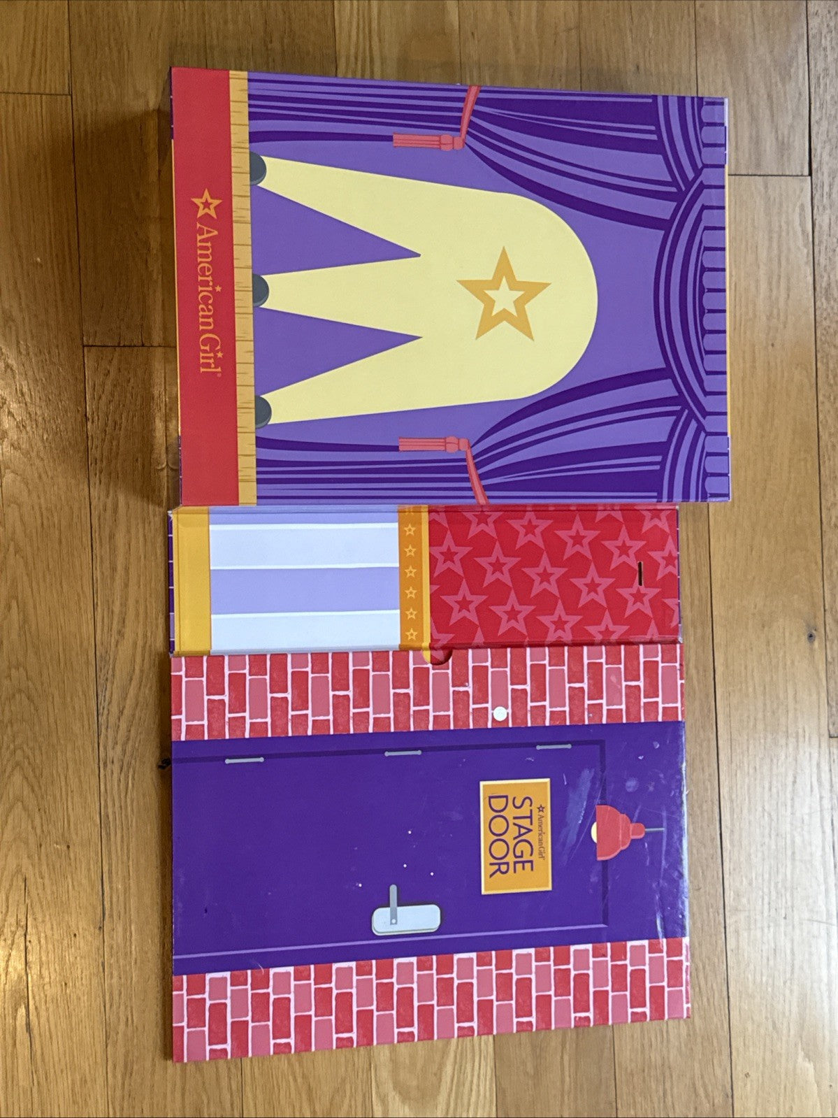 American Girl Theater Playset Backdrop Stage for 18 Inch Dolls
