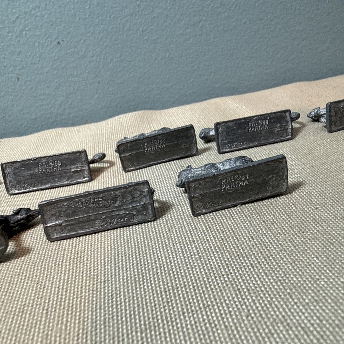 Vintage Metal D&D Miniatures Wolves Lions Bears Snake Familiars 21 Animals Lot