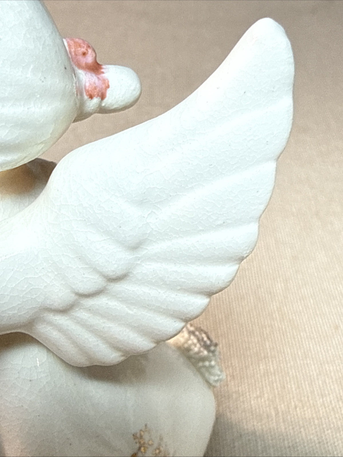 Vintage March Angel Birthday Girl Figurine Japan MB Daniels Highmount 4.5"