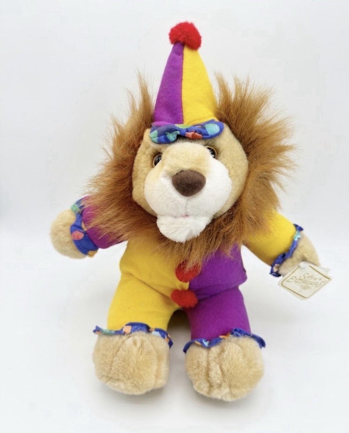 Dan Dee Soft Expressions Clown Lion Plush Stuffed Animal Jester Hat NWT Toy