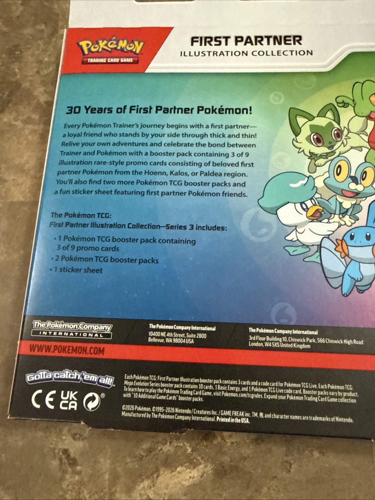 Pokemon TCG First Partner Illustration Collection Series 2 & Series 3 Sealed