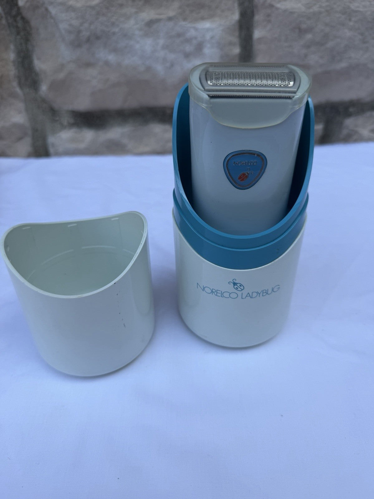 Vintage Norelco Ladybug Salon Electric Shaver Manicure Pedicure Set with Case