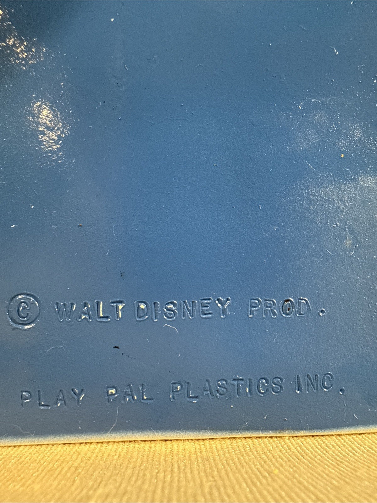 Disney Donald Duck Piggy Bank Vintage Plastic No Plug 8"