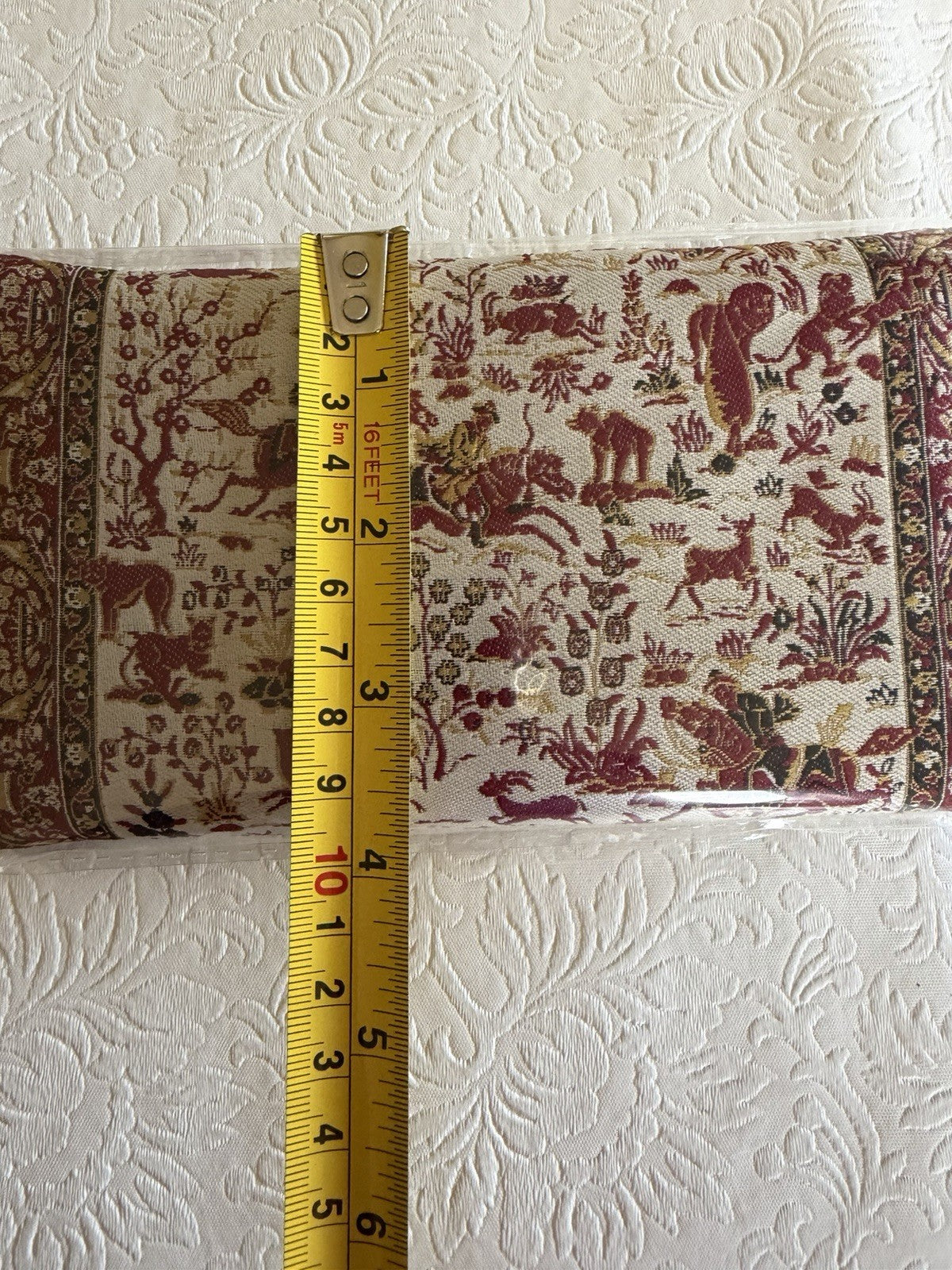 Persian Tapestry Faravahar Wallet Clutch Brown Leather Boxed Gift New Handmade