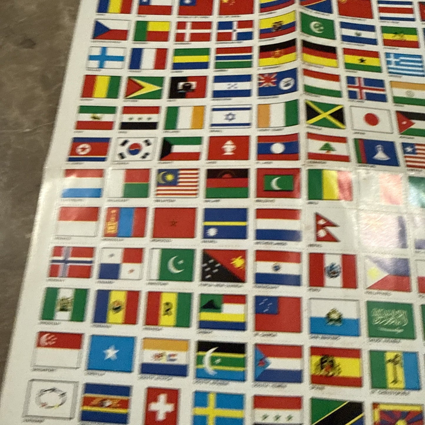 1952 Stamps and Flags of the World Stamp Book Extra Stamps Lot