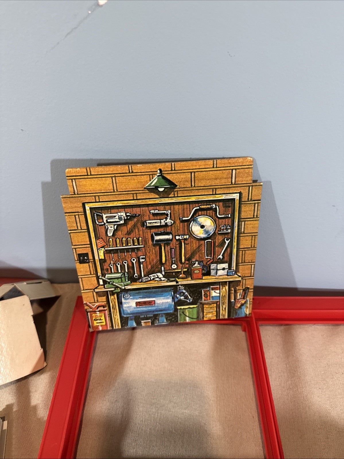Vintage Topper Toys Johnny Service Gas Station Playset Car with Box Incomplete