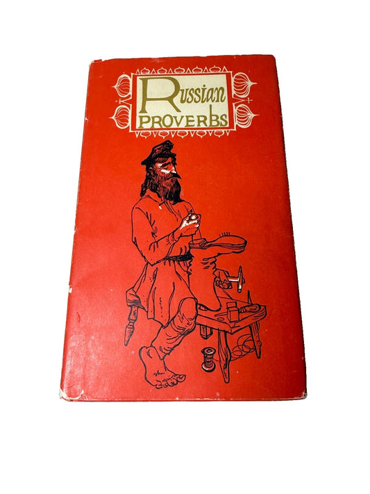 Vintage 1960 Russian Proverbs Newly Translated Peter Pauper Press Hardcover Book
