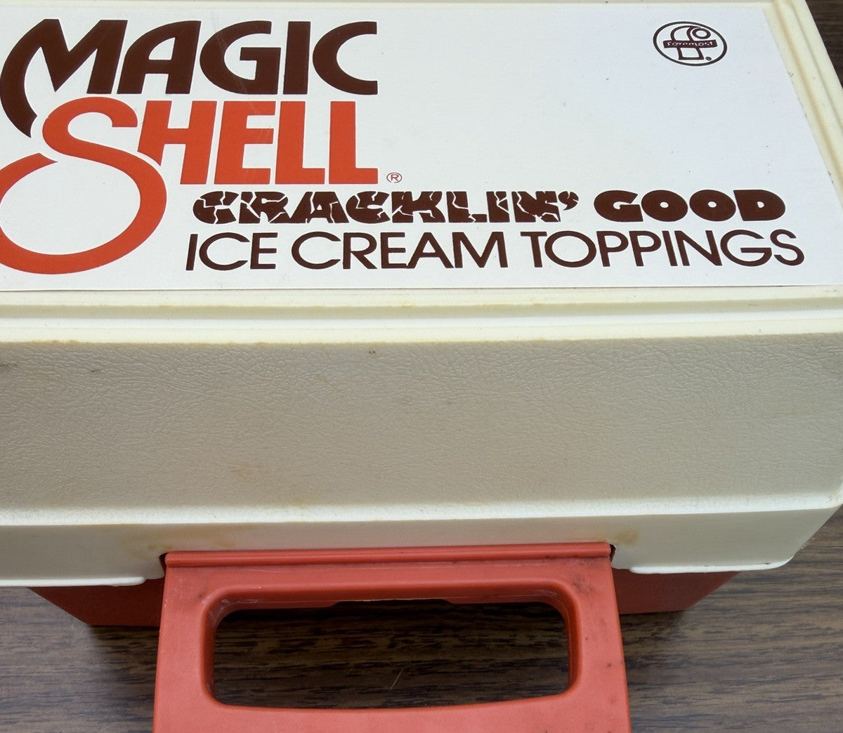 Rare Vintage Magic Shell Ice Cream Topper Cooler Chest Display 1980s