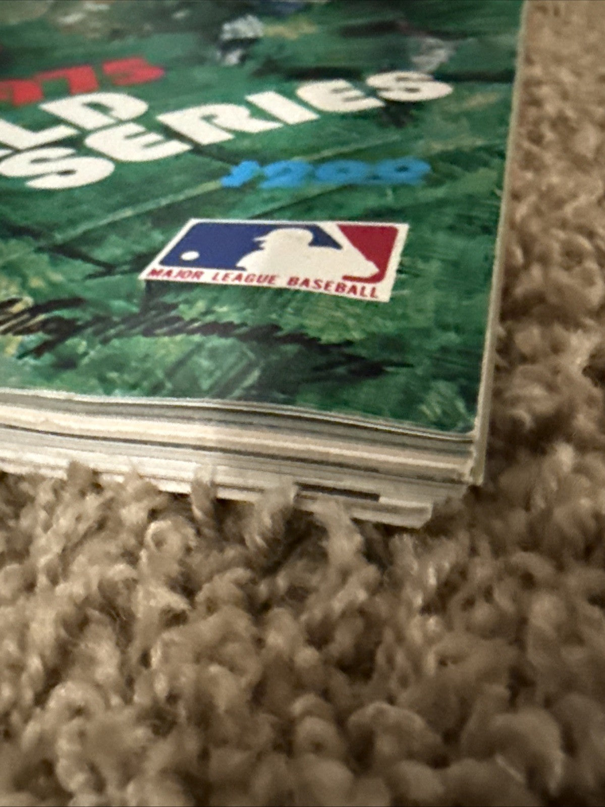 1975 World Series Official Program Reds Red Sox Leroy Neiman Cover Baseball MLB