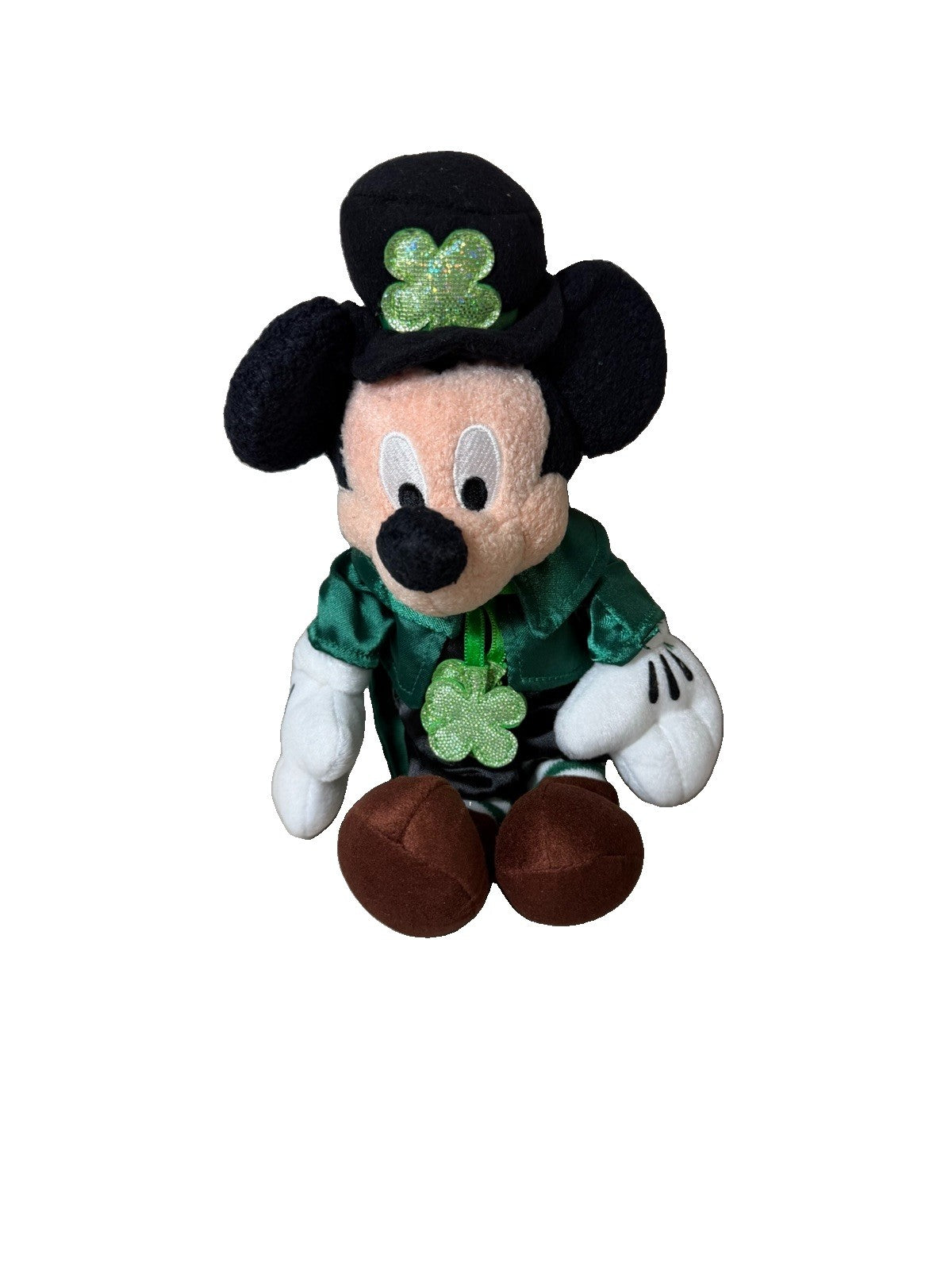 Disney Store Mickey Mouse Leprechaun 15in Plush Dublin Irish St Patricks New